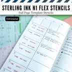 Sterling Ink N1 Flex Planner Stencils