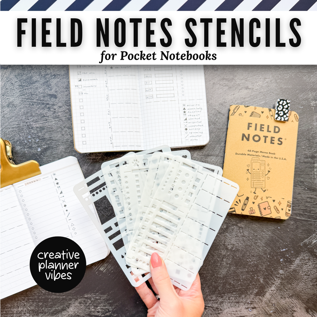 Field Notes Pocket Size Stencils