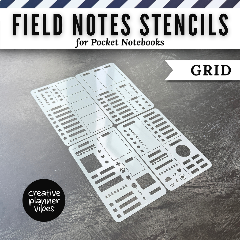 Field Notes Pocket Size Stencils