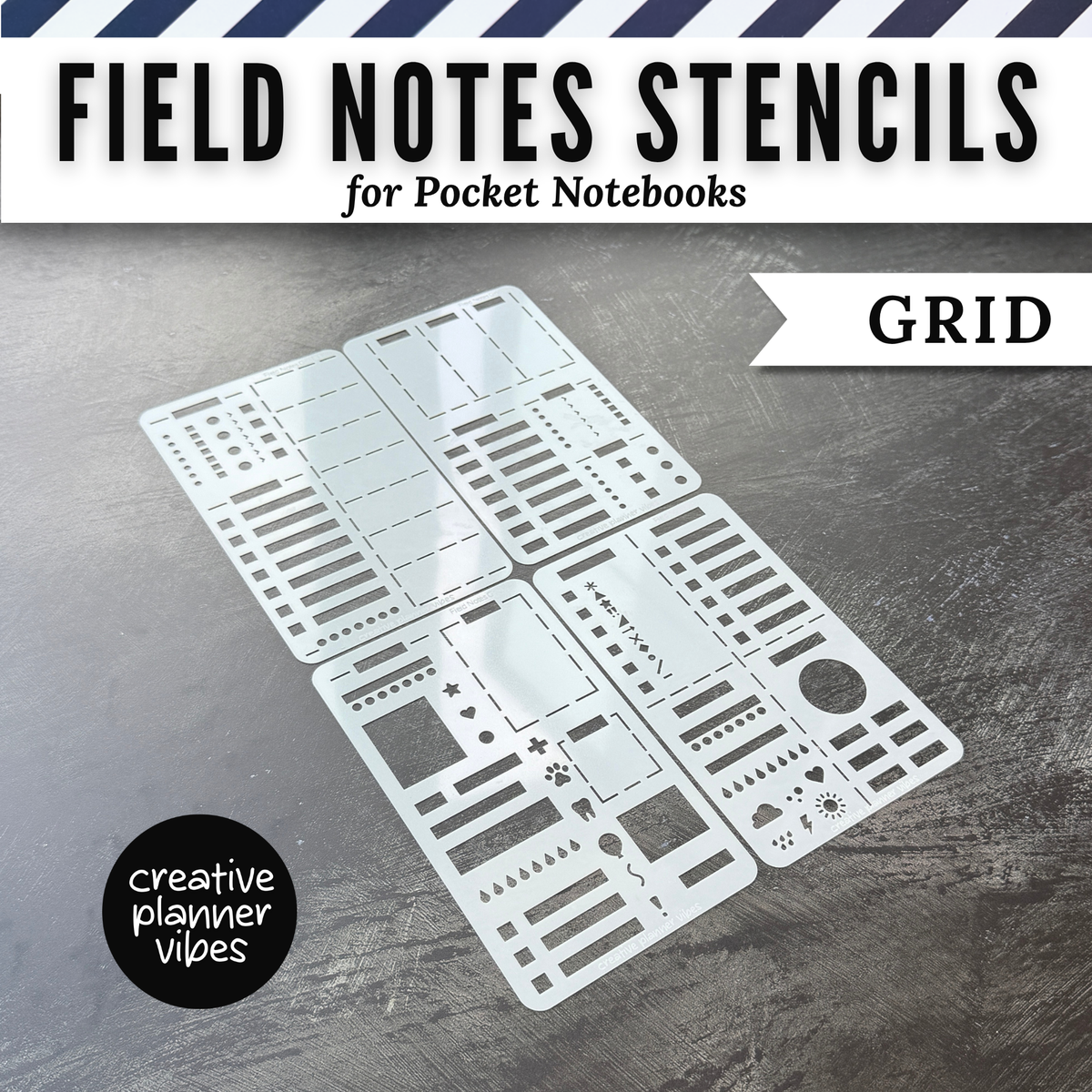 Field Notes Pocket Size Stencils