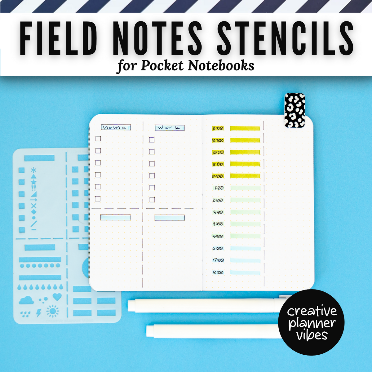 Field Notes Pocket Size Stencils